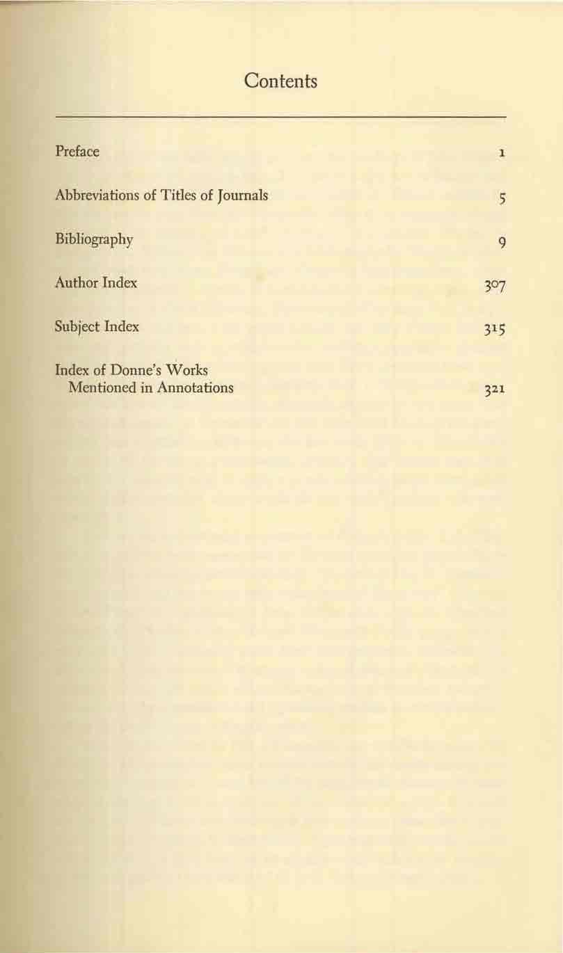 Contents Preface, Abbreviations of Titles of Journals 5 Bibliography 9 Author