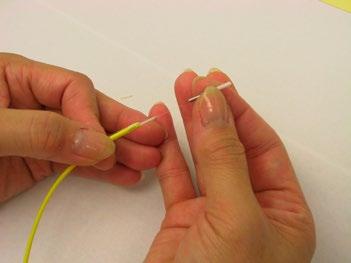 Fiber Optic Cable Preparation and Termination Test Probes Typical Fiber Optic Cable Termination 1. Remove the separating clip and mix the epoxy thoroughly. 2.