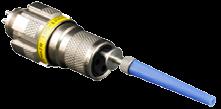 The builtin insertion and removal tool on the test probe allows for quick probing from one channel to the next with repeatable performance.