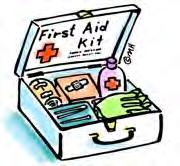 A First aid is given during emergency. B First aid is given to replace medical help. C First aid is given before medical help arrives.