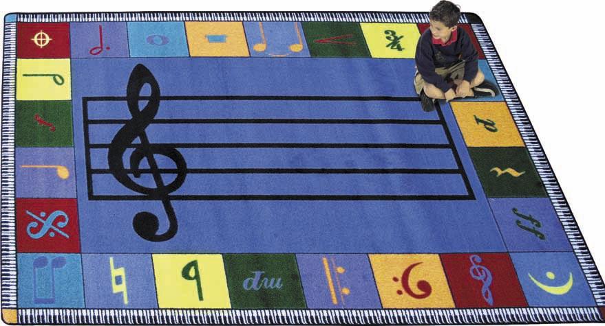 Elementary Music Rug This is a great teaching tool, and an effective seating plan for primary students - squares for students.