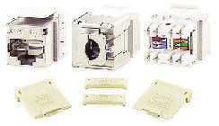 SignaMax Cat6 Jack- xx: IV, WH, BK, BL, GY, GN, OR, RD, YE CATEGORY 6 Feed Thru Adapters Cat