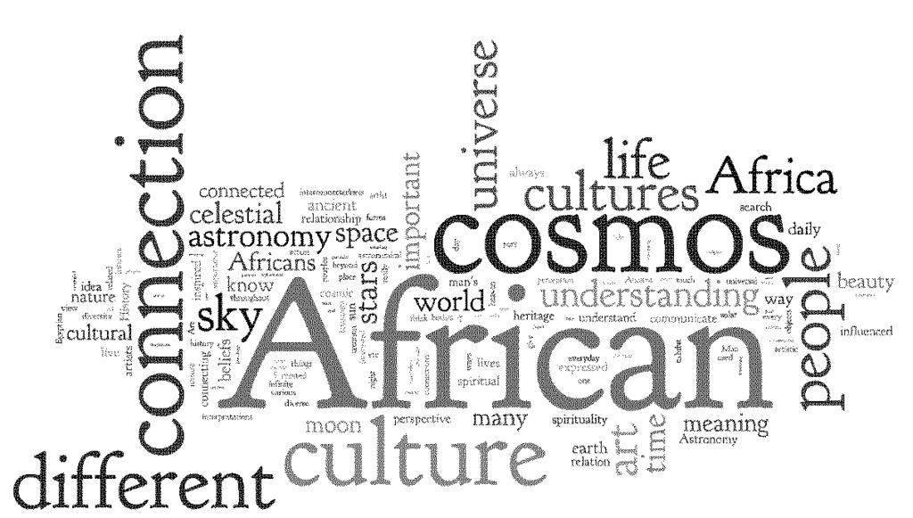 Main Idea The exit survey asked, In your opinion, what is the main idea this exhibition, African Cosmos, is trying to communicate? Two-thirds of visitors (64%) responded.