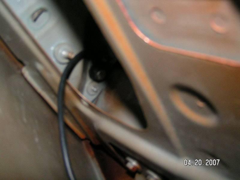 14. If both ends of the coax cable are processed, cut one end off and with the grommet in place feed coax in the truck, more cable grease may be needed for an easy pull. 15.