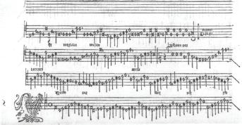13-3 The second Agnus Dei (starting in the middle of the third system) from Josquin des Prez s Missa L homme armé super voces musicales as printed in Missae Josquin (Venice: Ottaviano Petrucci, 1502).