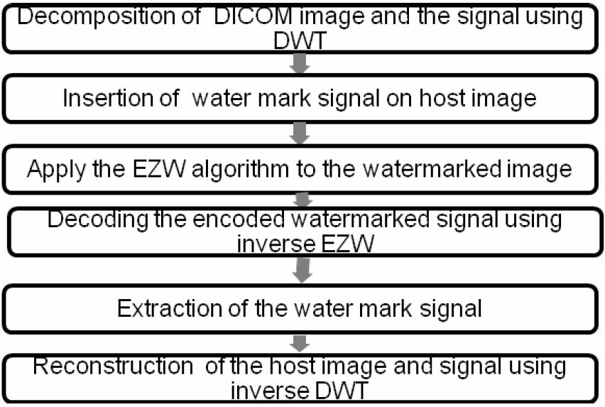 DICOM medical image watermarking of ECG signals using EZW algorithm 127 systems, MEMS and soft computing techniques.