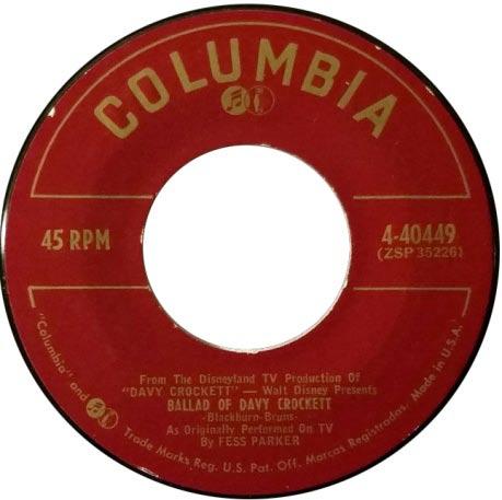 December, 1952, to July, 1957. This label lasted until approximately number 40980 for 45 s.