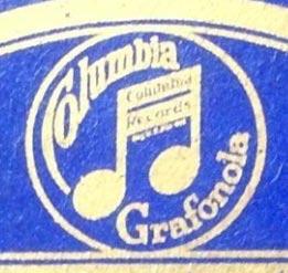 1922 to 1923 Label 23 Colored background with Columbia and flags.