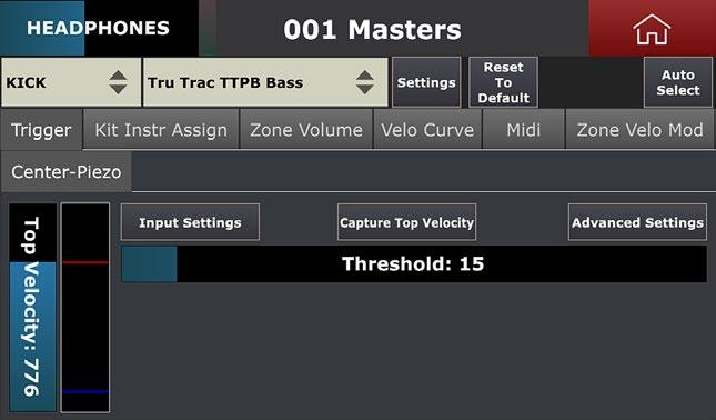 To start setting up the triggering, choose your Trigger Input Channel and see if the pad connected to that trigger input is in the Trigger Pad Preset Selector list.