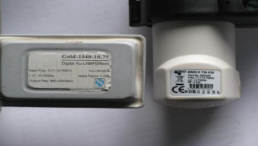 This is the Low frequency marked on your LNB. The PBI has a L O Freq of 5.15GHz. This is the common C band LNB that uses setting 5150. The W S international has no Low listed.