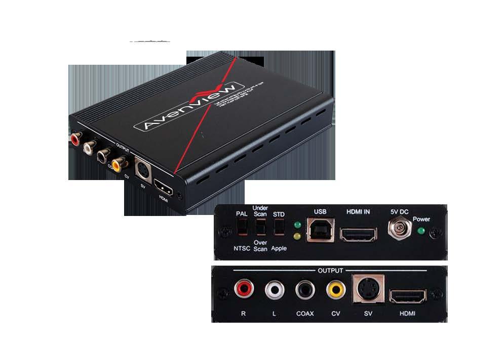 Control Your Video VIDEO WALLS VIDEO PROCESSORS VIDEO MATRIX SWITCHES EXTENDERS SPLITTERS WIRELESS CABLES & ACCESSORIES HDMI DOWN CONVERTER TO CVBS/S- VIDEO WITH PAL/NTSC Model #: CPRO-HDM-CVIDA 2013