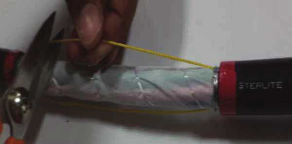 water blocking tape/ polyester tape using scissor