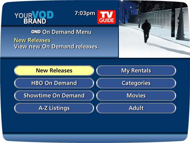 On Demand (Optional Feature) Watch movies and other programs whenever you want with On Demand.* When you rent an On Demand program or package, it is reserved for a specific period of time.