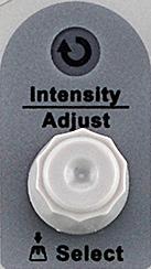 Universal Knob Function Menus Adjust Waveform Intensity/ Graticule/ Transparence You can press Intensity and use the knob to adjust waveform intensity (0% ~ 100%).