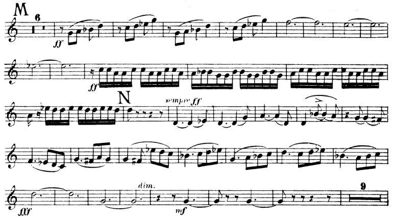 I, Allegro moderato 6 8 Horn IV in F, mvt.