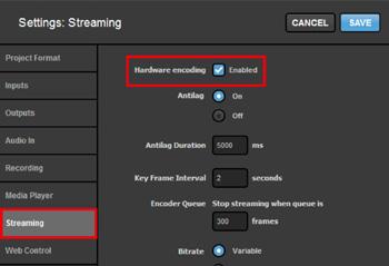 Synchronize your cameras To avoid sync issues, it s best that you set your direct input sources to be
