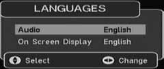 Favourite Name Edit Menu 6.0 Setup Menu This menu options allows you to set up the system. Setup Menu Languages Menu 6.