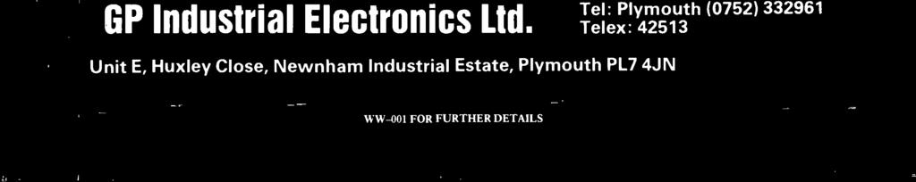 ENQURES WELCOME GP ndustrial Electronics ltd.