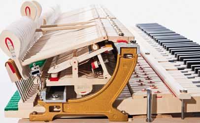 A piano with a heart of a Steinway Action Pinblock Based on the exclusive designs of Steinway &