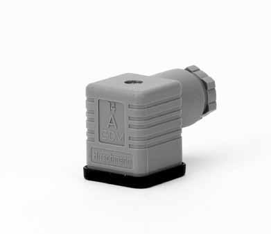 Features Connector For use with Danfoss coils type AK, AL, AM, BA, BD and BB AC/DC all voltages up to 250 V Enclosure: Up to IP 65 Ambient temperature: Up to +125 C Technical data Type GDM 2011 J