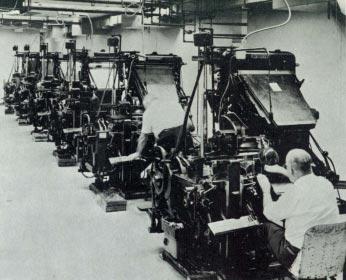 The London Free Press The London Free Press purchased four Linotypes in 1902 and used line casting technology until the 1970s.