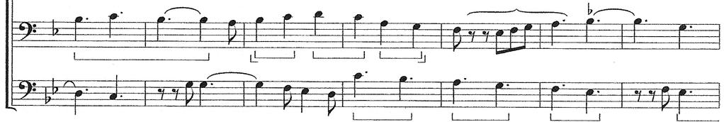 Example 16. Anthonello da Caserta s Beauté parfaite, opening, as transcribed in Le composizioni.