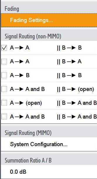 Basic operation 3.1.3 General Fading settings The SMx provides channels simulators in the baseband via the block Fading.