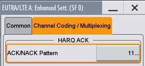 Performance requirements for PUCCH (Clause 8.3) Fig. 3-109: Set the parameter n_pucch to 0 Fig. 3-110: Set two bits ACK pattern to 11 10.