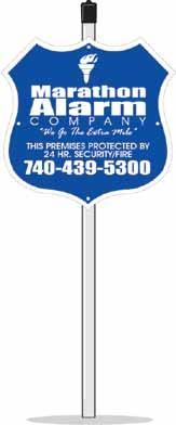 GUARANTEED FREE BLEEDS INVENTORY MADE IN USA #1023-9" x 9" Stakes Sold Separately #1022-9"