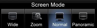 5 Changing the Screen Aspect Ratio Setting Up Closed Captioning The TV can display images in four different modes: Wide, Zoom, Normal, and Stretch. Each mode displays the picture differently.