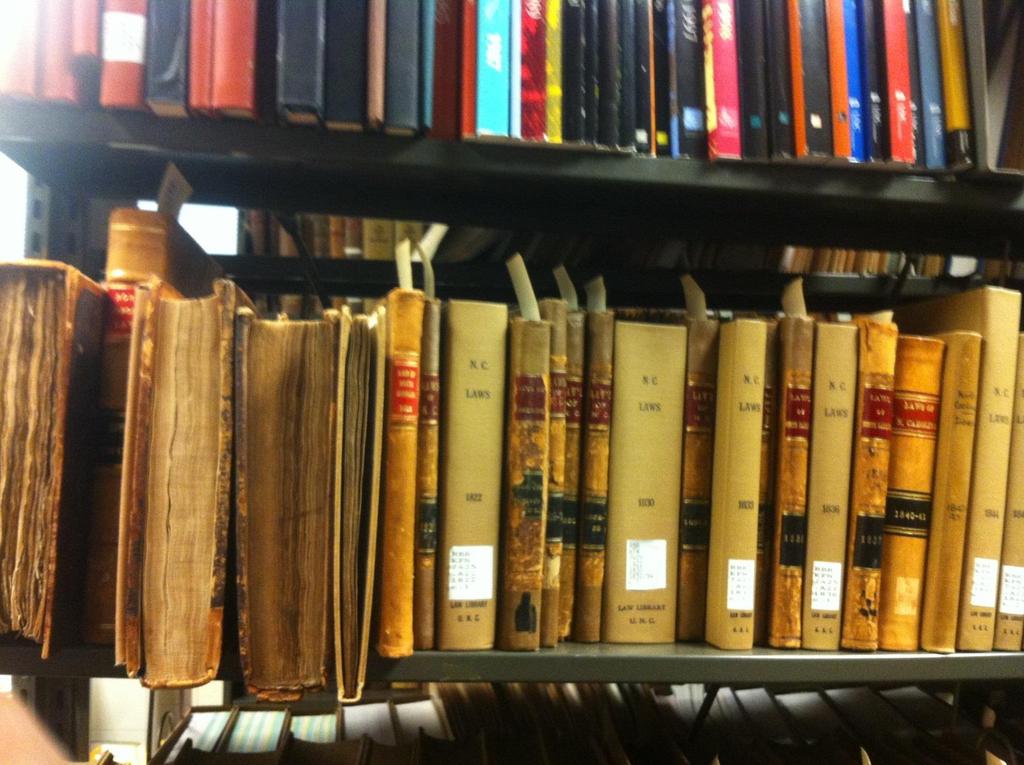27 Figures Figure 1 This is a picture of a few of the rare books on the shelves that have not yet been assessed.