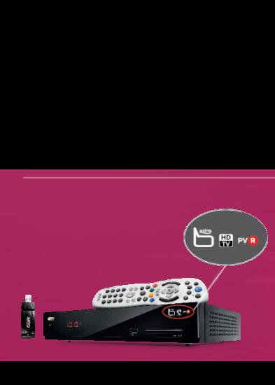 b) Astro PVR (DMT4) without built- in Wi- Fi capabilities There are two options: Ø Using