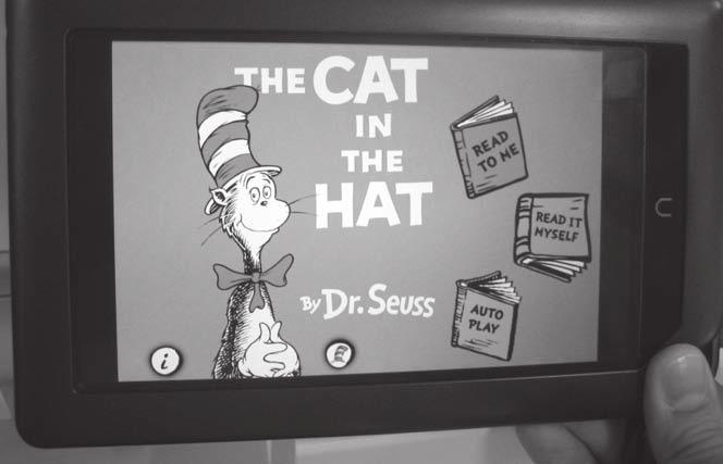 Childre ad Techology Ito a Digital World A Q&A about Digital Picture Books Travis Joker The Cat i the Hat, as see o Bares ad Noble s Nook.
