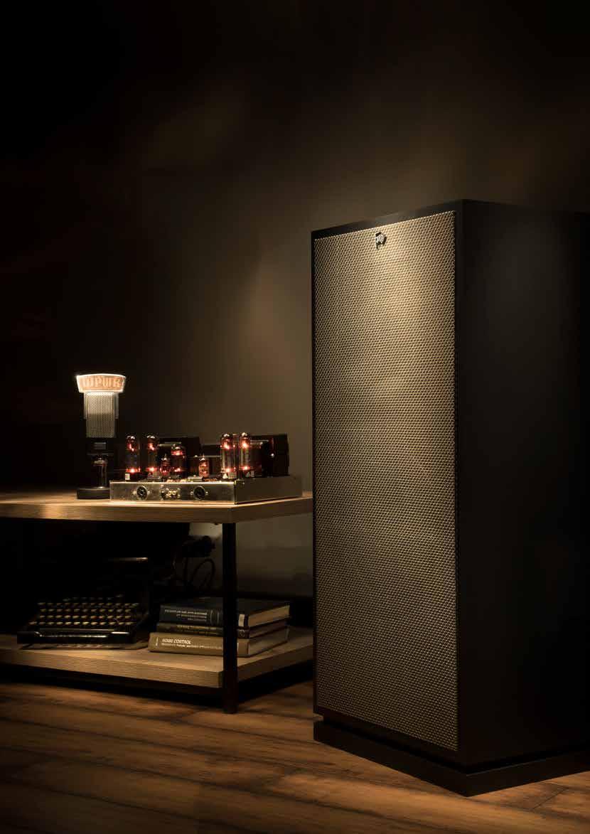 FORTIFIED WITH FIDELITY First introduced in 1985, the Forte quickly established itself as the most popular Klipsch model.