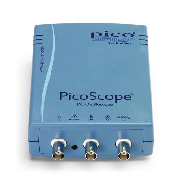 2207 PicoScope 2208 Pack Contents PicoScope 2000 Series oscilloscope USB