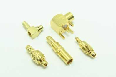 MMCX MMCX MMCX Straight cable plug crimp and direct solder Page 182 Straight cable jack 183 Right angle cable solder crimp plug 184 Right angle PCB plug 185 Straight and right angle PCB jack 185.