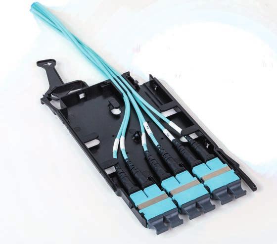 LANmark-OF ENSPACE MTP Adaptor Modules ENSPACE module with 2x,4x or 6x MTP adaptors in the front Module can be easily mounted into Nexans ENSPACE patch panel Modules can be installed from
