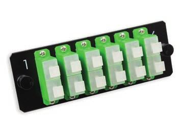 LANmark-OF Plug&Play SC/LC Adaptor Plates Adaptor plates for 3DSC, 6DSC, 6DLC or 12DLC Available in multimode, singlemode and singlemode APC Module can be easily mounted into Nexans Plug&Play patch