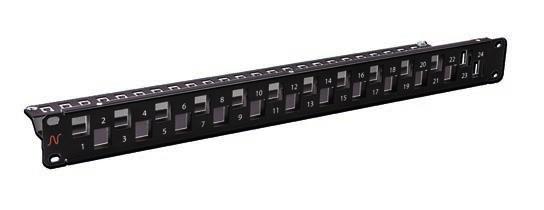 additional cable management Up to double density achievable Compatible with all Snap-In connectors Exclusive Auto-Connect