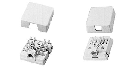 Suttle Faceplates Index1.Connecting Hardware//Information Outlets//Copper Inserts for Voice Systems 630AC Screw Terminal Wall Jack Assemblies SUTTLE PR9317V2-19723.tif Index1.