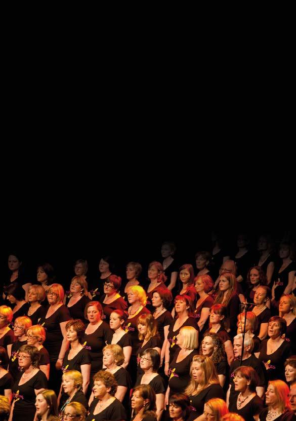 CÓRUS - OUR YEAR IN SONG Once again for two incredible nights in the Mahony Hall of the Helix, singers gather from Córus classes based all over Dublin, Kildare, Wicklow and beyond to combine their