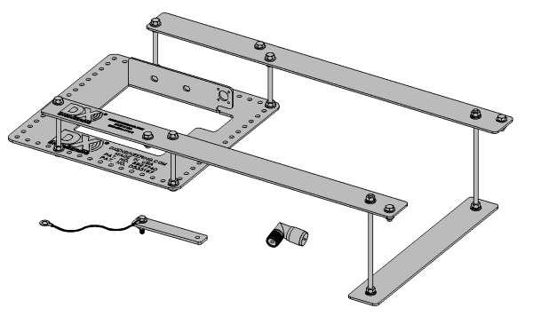 Exploded View (shown rotated) Assembled View Shown with optional