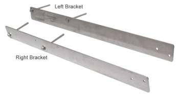 Right and Left Brackets Assemble the 1/4-20 x 3.