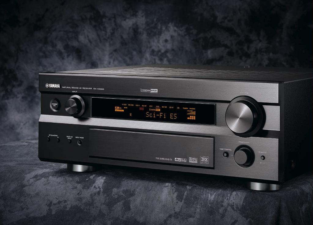 RX-V2400 NEW PRODUCT BULLETIN Digital Home Theater Receiver RX-V2400 The RX-V2400 is a high performance, technologically advanced receiver that will provide all the power and control necessary for