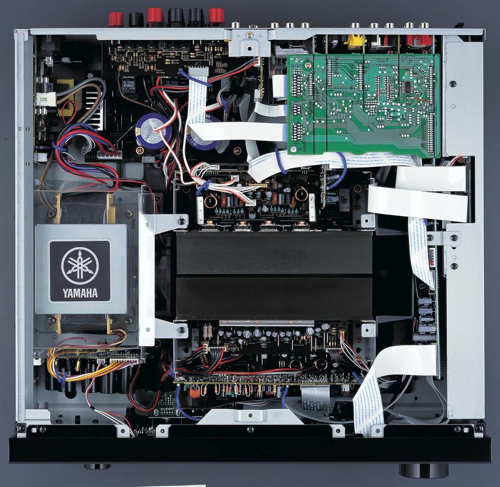 RX-V2400 NEW PRODUCT BULLETIN Finest Parts Used Throughout In order to realize the goals of massive power and superlative sound quality, Yamaha technicians completely reevaluated all the parts used