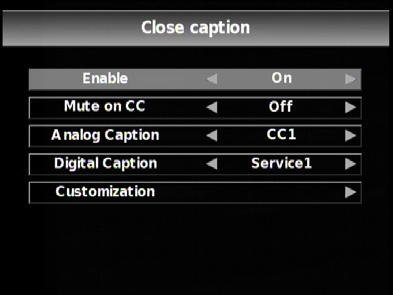 13 Label 2.3-Channel. Close Caption When you switch off the close caption by remote control hot key, it only indicates and changes the present state.