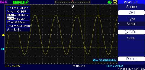 Figure 50 - Auto Mode Auto Measurement When you take automatic measurements, the oscilloscope does all the calculation for you.