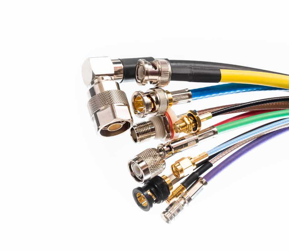 Bespoke cable assemblies See page 3 Diameter in mm Length in mm Fits Connector 100-121 9.7 12 BNC & TNC Jacks 100-122 14.0 15 BNC & TNC Plug 100-123 20.5 15 N Type Plug & UHF Plug 100-124 8.