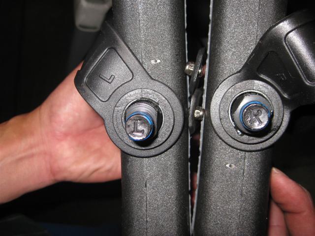 Carefully slide the seat post into the seat tube.