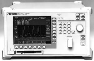 WDM TESTER MS975A.527 to.567 µm For Maintaining and Monitoring WDM Optical Communication Systems Custom-made product GPIB Optical communications are getting into full swing.